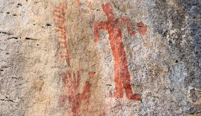 Pinturas rupestres en la nueva zona arqueológica de Guanajuato