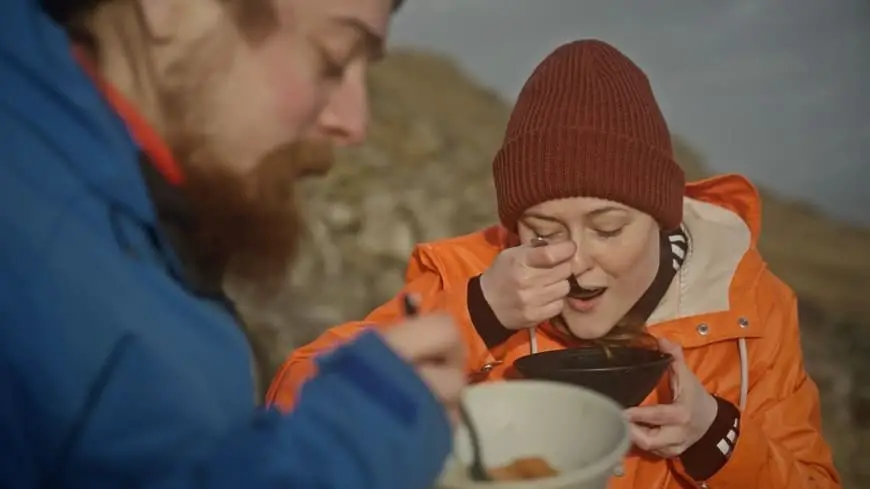 Eating Faroe Islands food