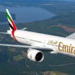Avión de Emirates Airlines