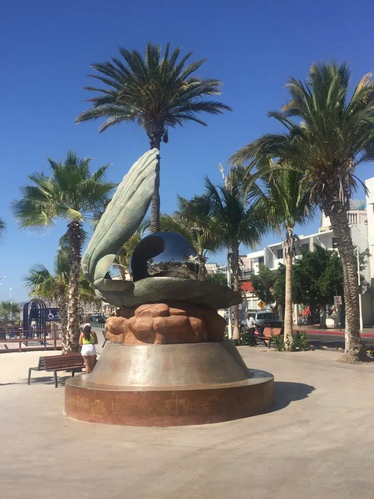 La perla de La Paz escultura