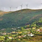 Molinos de viento en Portugal