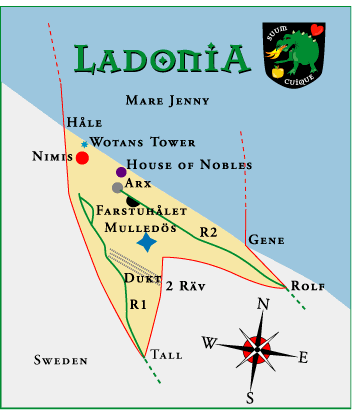 Mapa de Ladonia
