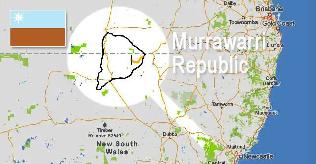 Murrawarri Republic Map