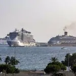 El puerto de Palma de Mallorca con cruceros
